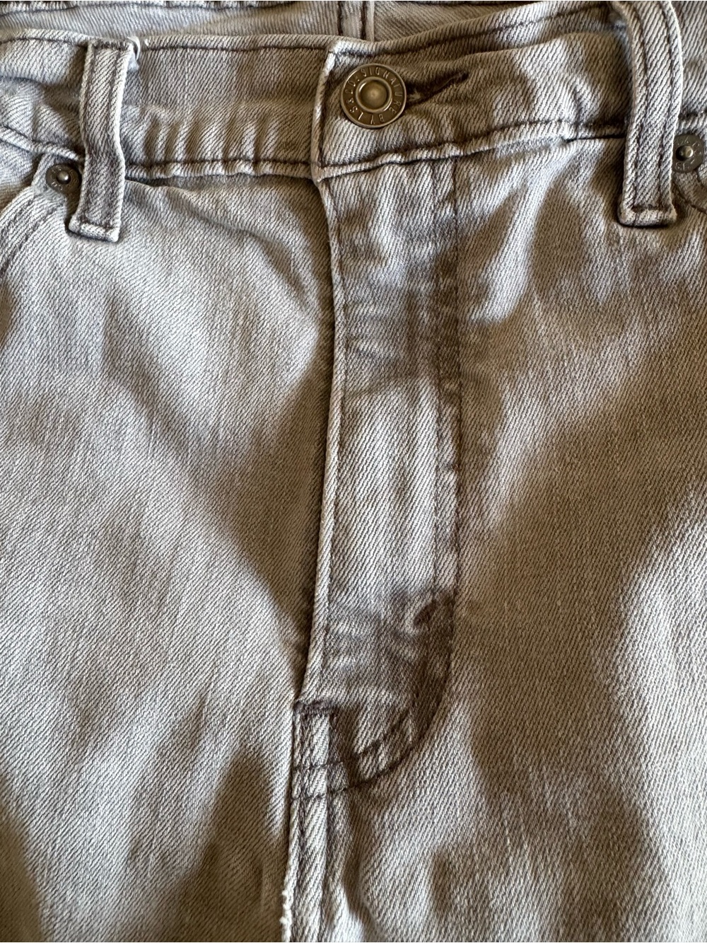 Levi Strauss Men's Signature Gray Denim Slim Fit Jeans SZ 37 Slim - Picture 3 of 6